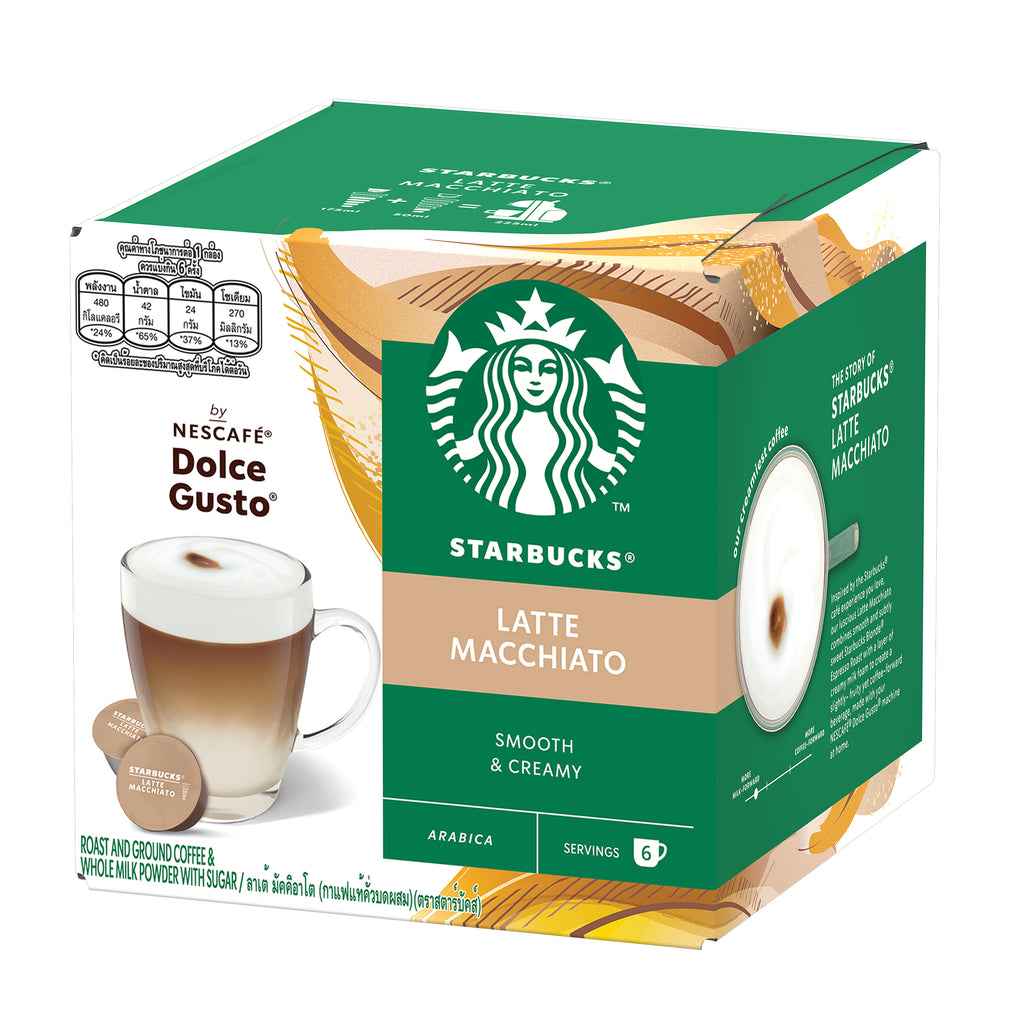 STARBUCKS® Latte Macchiato by NESCAFÉ® Dolce Gusto® Coffee