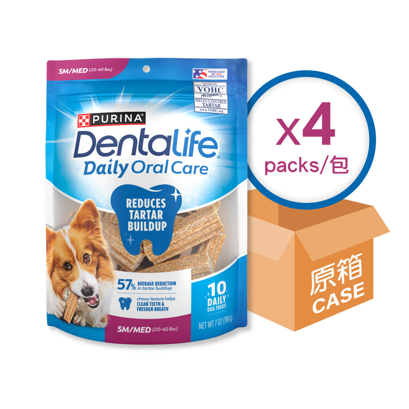 PURINA DENTALIFE® 小型及中型犬- 洁齿棒4 x 7安士