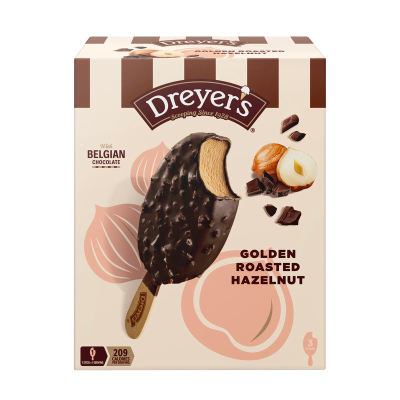 DREYER'S®地中海榛子黑朱古力脆皮雪糕批多件裝 (3 x 80 毫升)