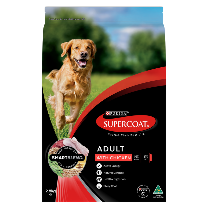 PURINA® SUPERCOAT® SMARTBLEND® ADULT Dog Food with Chicken