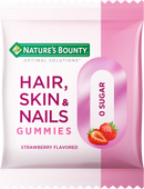 Nature’s Bounty® Hair, Skin & Nails Gummies (0 sugars) - Strawberry Flavoured