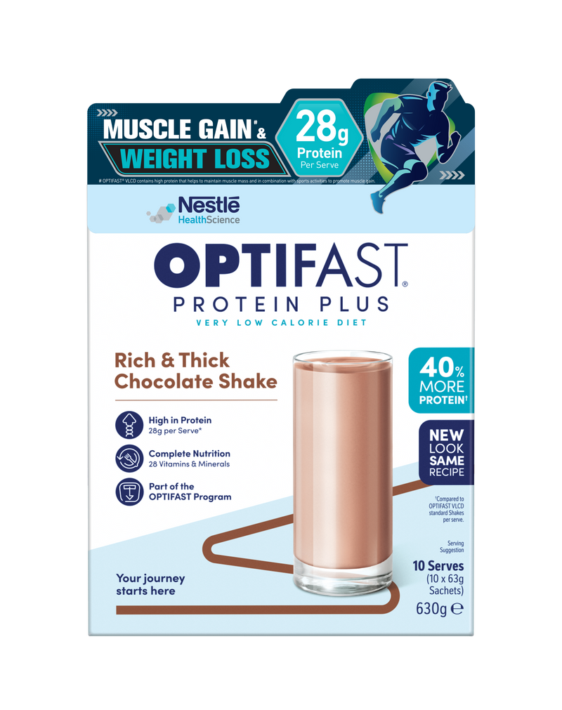 OPTIFAST® Protein Plus Weightloss Shake (Chocolate) (10 x 63g) (Best Before Date: 25th January 2025)