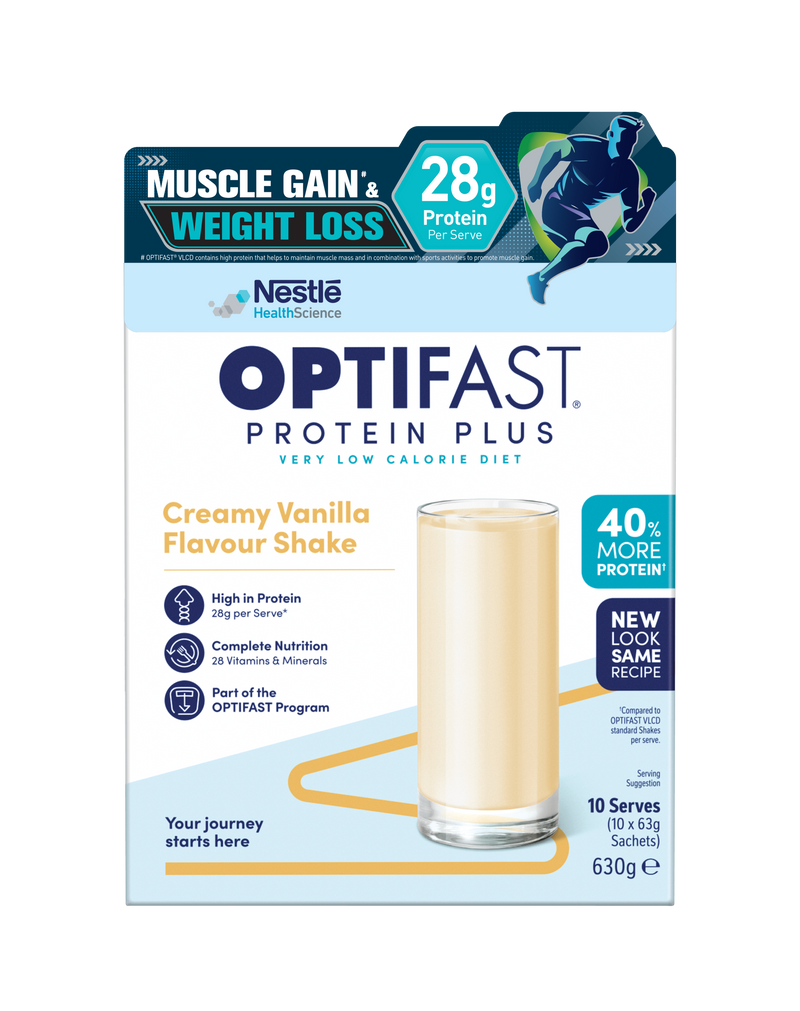 OPTIFAST® 高蛋白瘦身代餐 (呍呢嗱味) 10 x 63克 (产品有效期至: 2024年10月2日) 