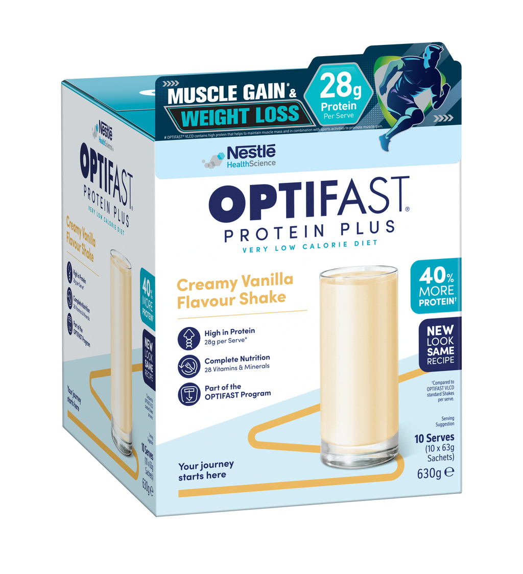 OPTIFAST® Protein Plus Weightloss Shake (Vanilla) (10 x 63g)(Best befo ...