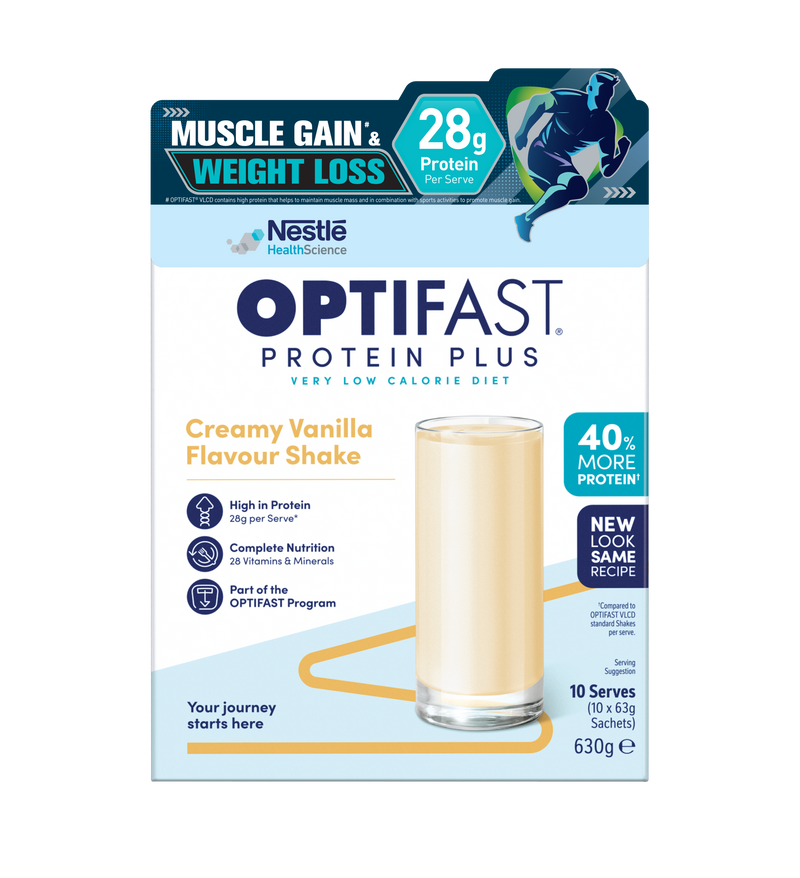 OPTIFAST® 高蛋白瘦身代餐 (呍呢嗱味) 10 x 63克 (产品有效期至: 2024年10月2日) 