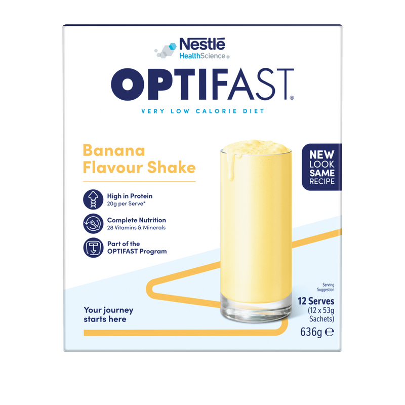 OPTIFAST® Weightloss Shake (Banana) (12 x 53g)