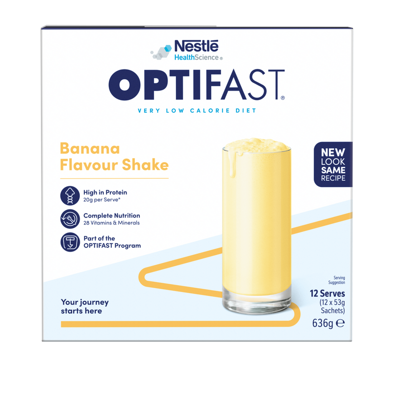 OPTIFAST® Weightloss Shake (Banana) (12 x 53g)