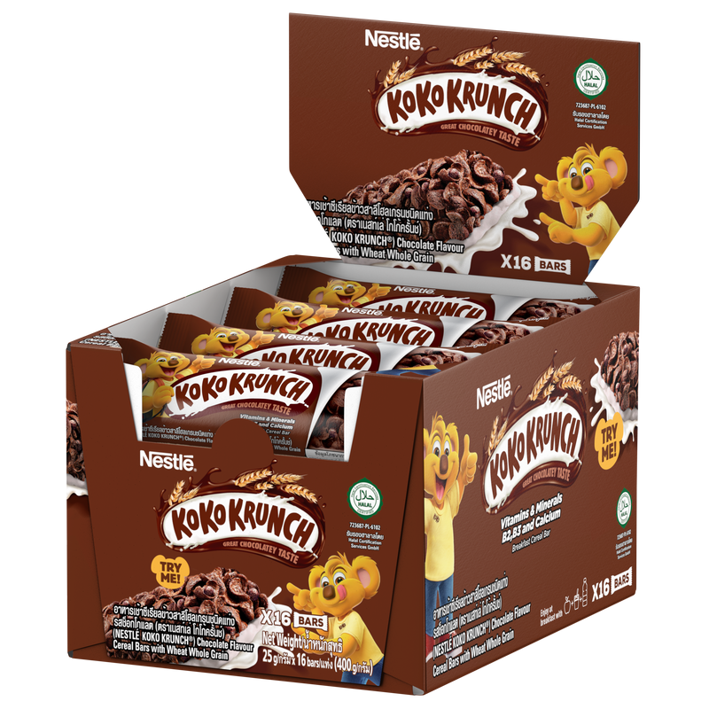 雀巢® 可可脆片谷类棒 (原箱)  (16 x 25克)