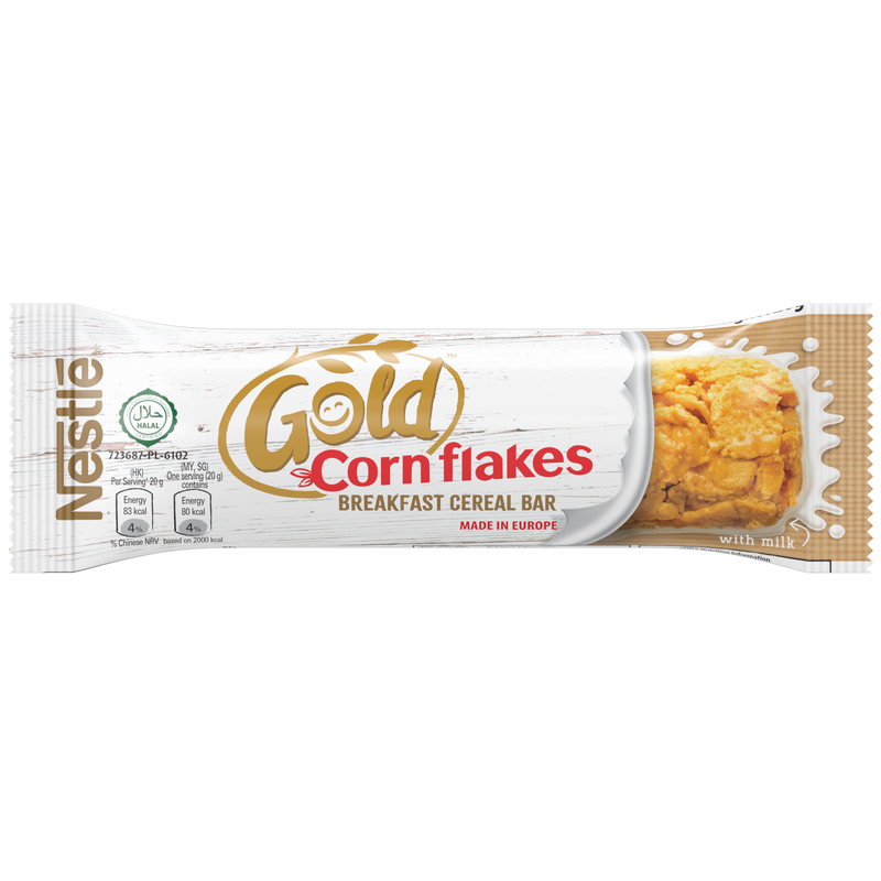 NESTLÉ® GOLD™ Cornflakes Breakfast Cereal Bar (Case) (24 x 20g)