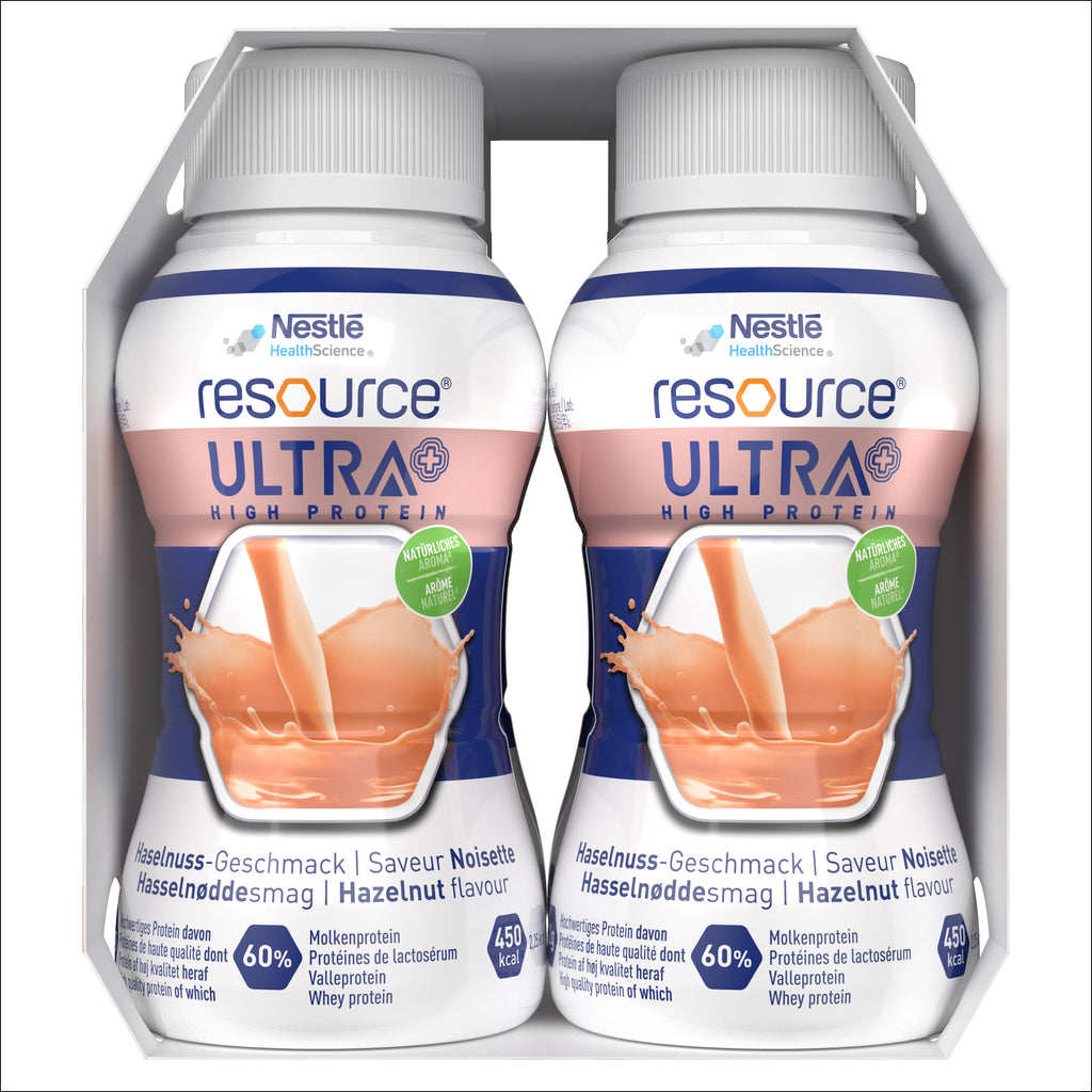 RESOURCE® PLUS Ultra High Protein nutritional supplement - Hazelnut (4 ...
