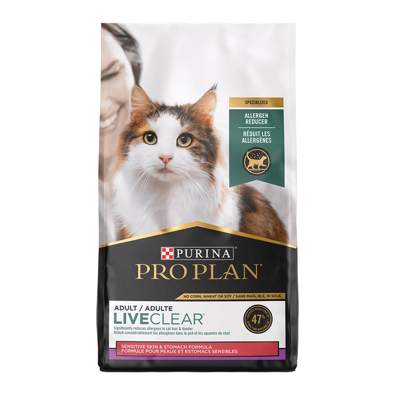 PURINA® PRO PLAN® LIVECLEAR™ ADULT Cat Sensitive Skin & Stomach (Turkey) 3.2LB