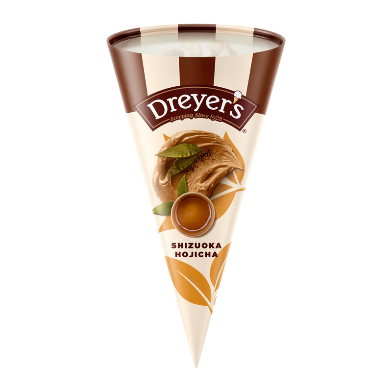 DREYER'S® D-COLLECTION™ 靜岡焙茶北海道牛乳扭紋脆筒多件裝 (3 x 125 毫升) (新舊包裝，隨機發貨)