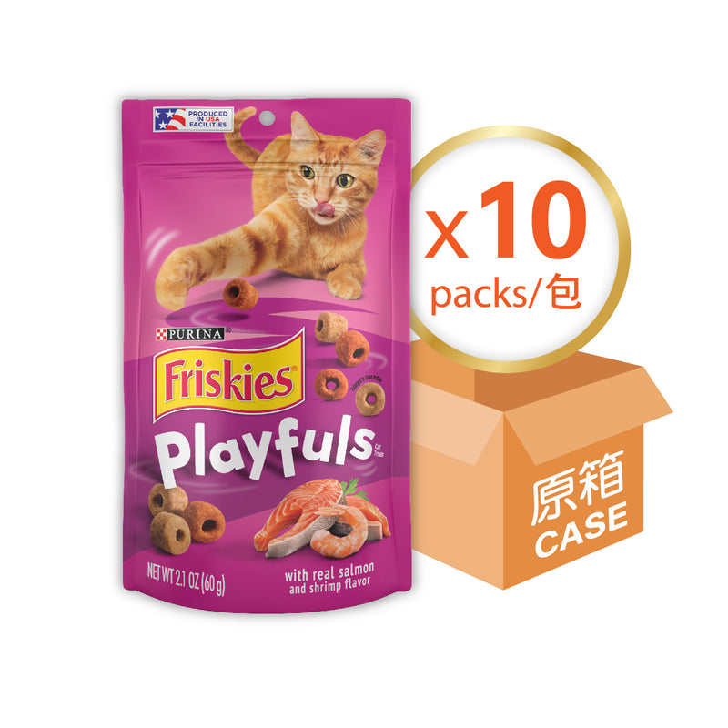 PURINA® FRISKIES® Playfuls Treats - Real Salmon & Shrimp Flavor 60G