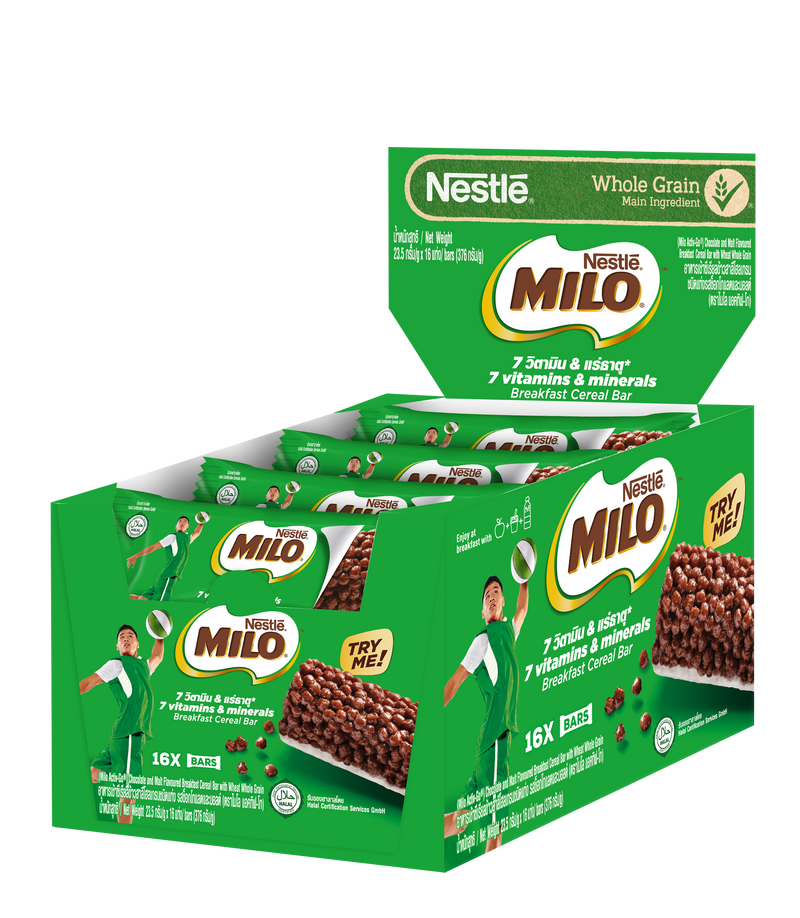 雀巢® 美禄® 可可球谷物棒家庭装 (原箱)  (16 x 23.5克) (产品有效期至: 2025年7月12日)