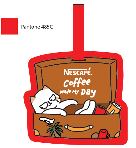 Nescafé 行李牌