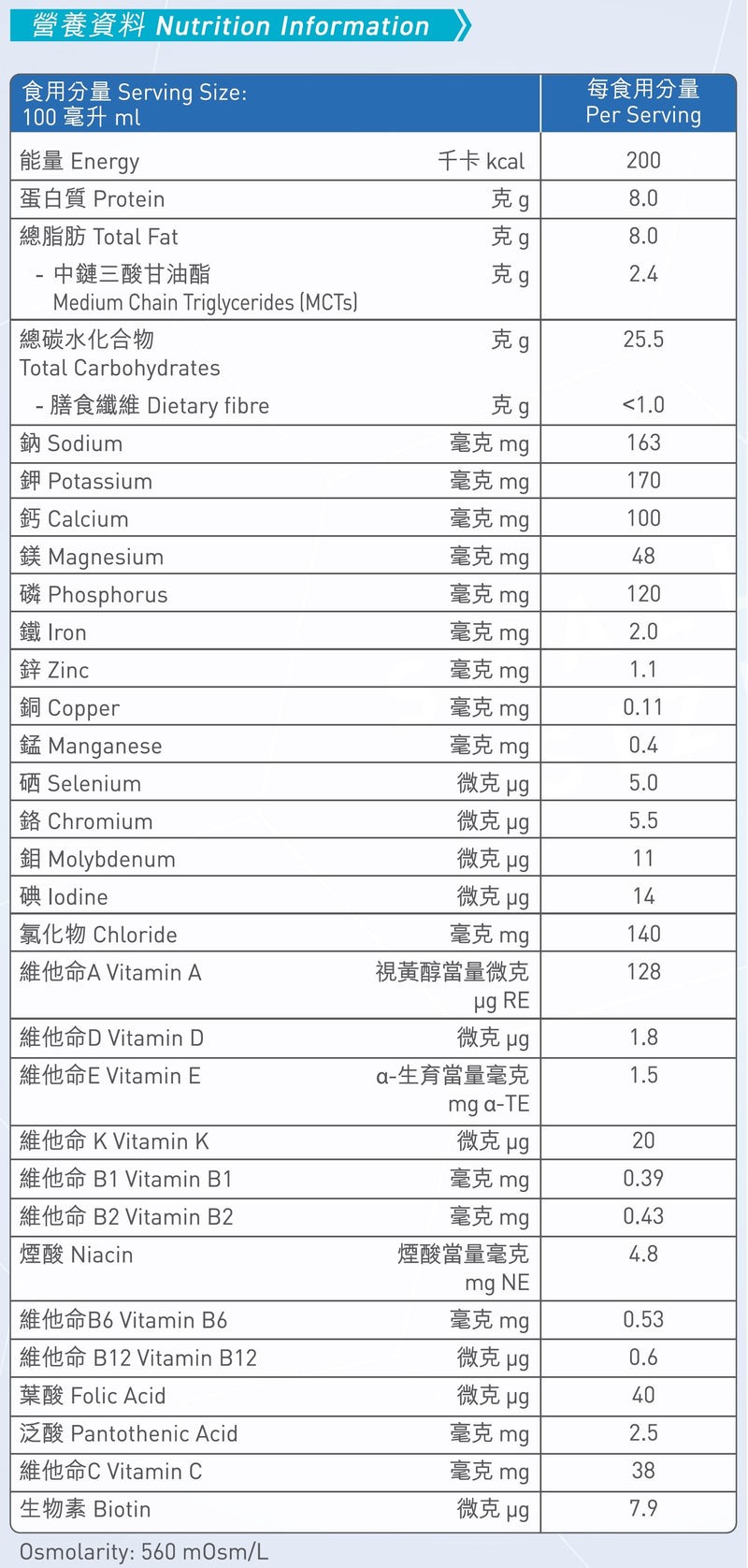 愛素寶® 100 mini 高能量營養品 (日式奶茶味) 12 x 100毫升 (產品有效期至: 2024年11月24日)