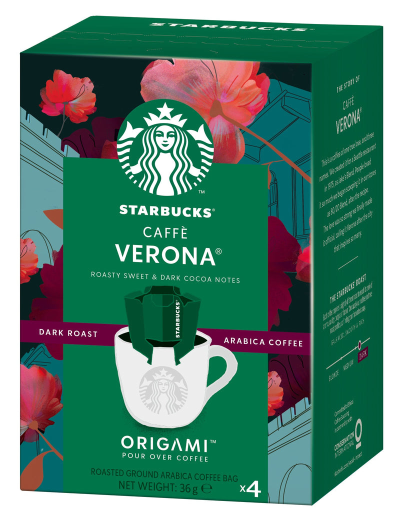星巴克™ Origami™  Caffé Verona™ 挂耳式滴漏咖啡 (换购品) 