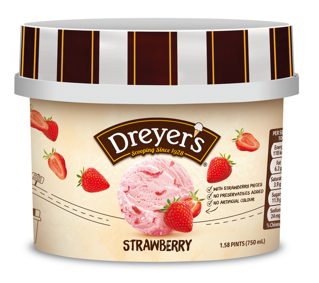 Dreyer's Raspberry DREYER'S® Grand Strawberry Ice Cream 750ml – NESTLÉ HK eShop