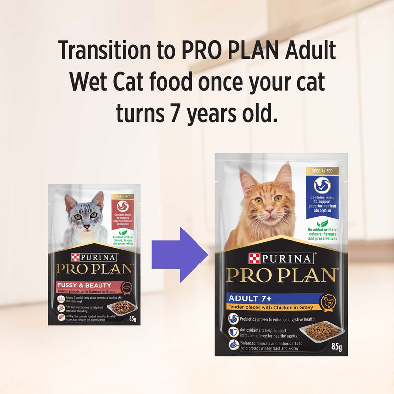 PURINA® PRO PLAN® ADULT Cat Derma Plus Salmon Pouch 85g