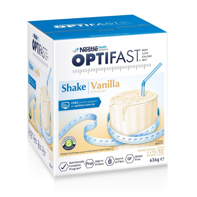 Optifast Shake Vanilla Nestle weight loss