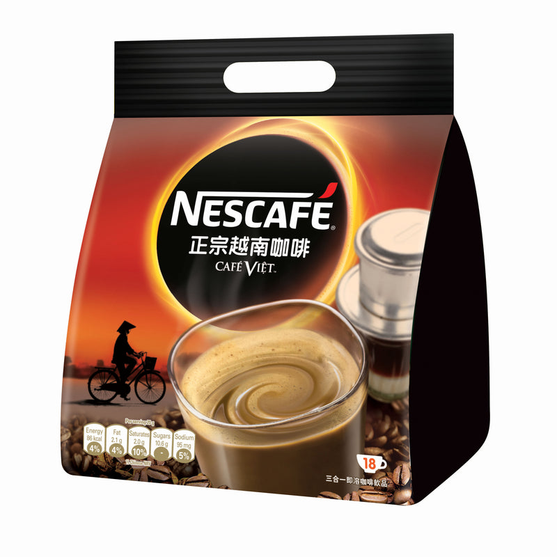 NESCAFÉ® CAFÉ VIET™ 3 in 1 Instant Coffee Mix 18's