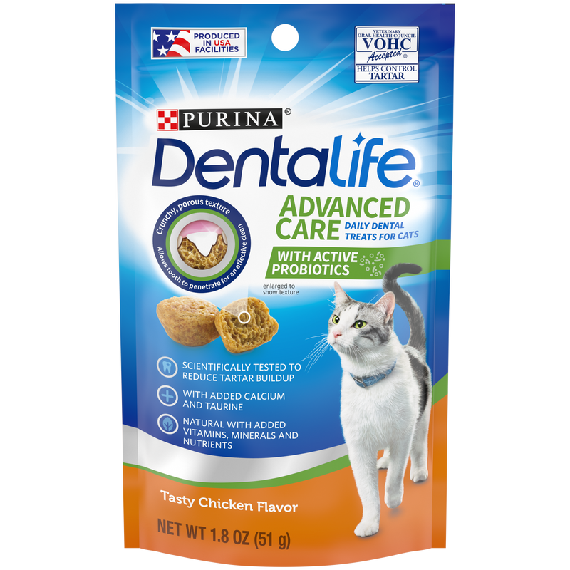 PURINA DENTALIFE® Dental Cat Treats (Chicken) 1.8oz