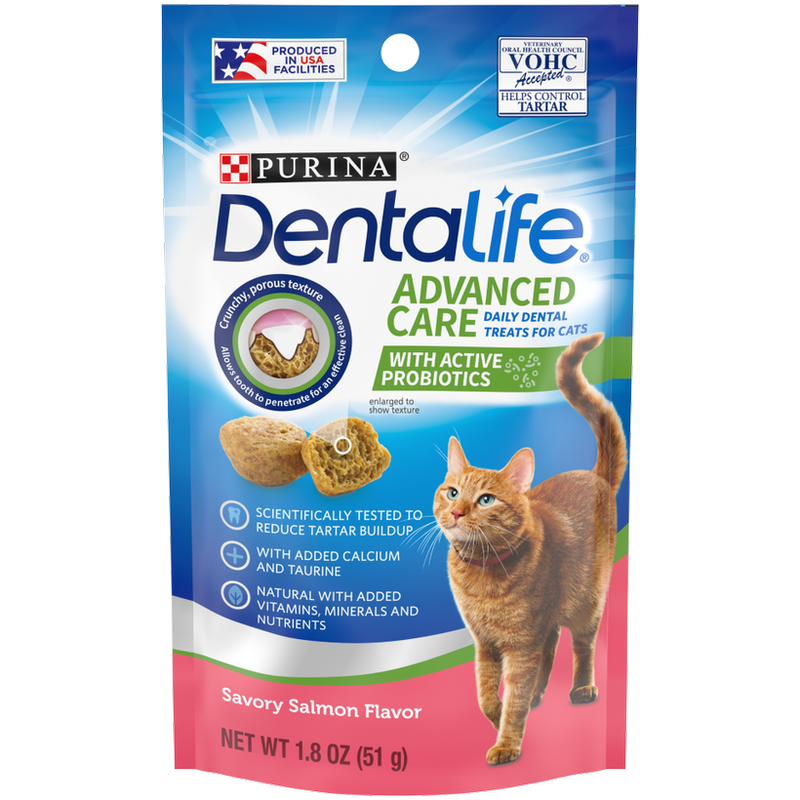 PURINA DENTALIFE® Dental Cat Treats (Salmon) 1.8oz