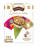 DREYER'S® D-COLLECTION™ Shizuoka Hojicha Neapolitan Hokkaido Milk Twist Cone Multipack (3 x 125 mL)