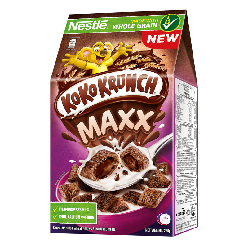 雀巢® 可可脆片MAXX方脆穀類早餐 250克 (產品有效期至: 2024年3月29日)