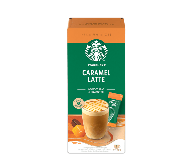Starbucks® Caramel Latte Premium Coffee Mix 4's (Best Before Date: 9th September, 2024)