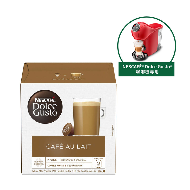Nescafe Dolce Gusto Pod Cafe Au Lait Coffee
