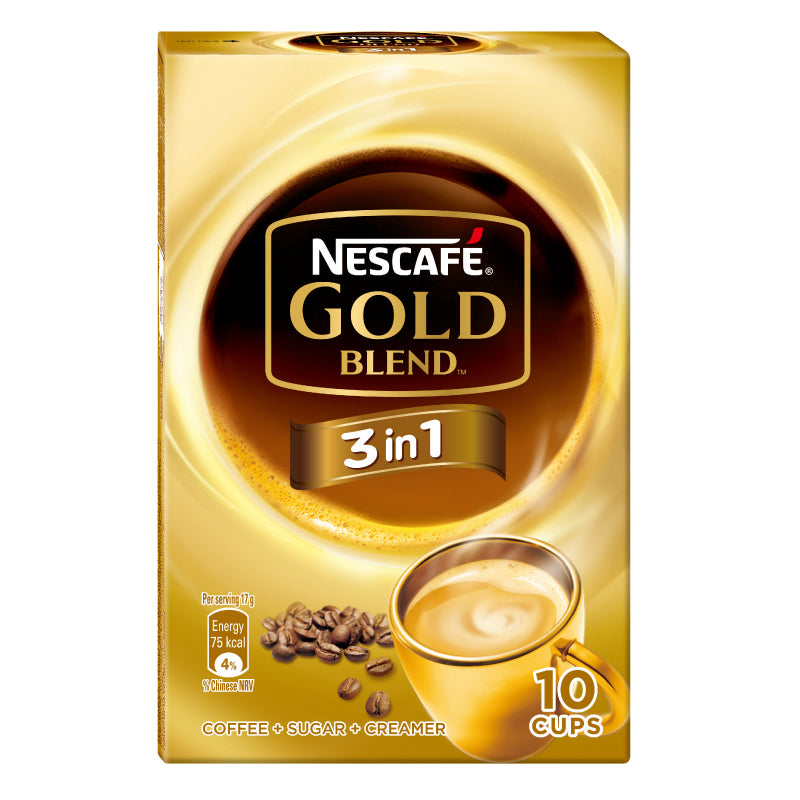 雀巢咖啡® 金牌三合一咖啡 10片