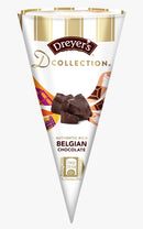 DREYER'S® D-COLLECTION™ Chocolate Neapolitan Hokkaido Milk Twist Cone Multipack (3 x 125 mL)