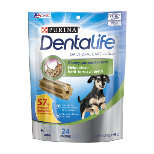 PURINA DENTALIFE® Mini Dog Treats 4 x 6.8oz