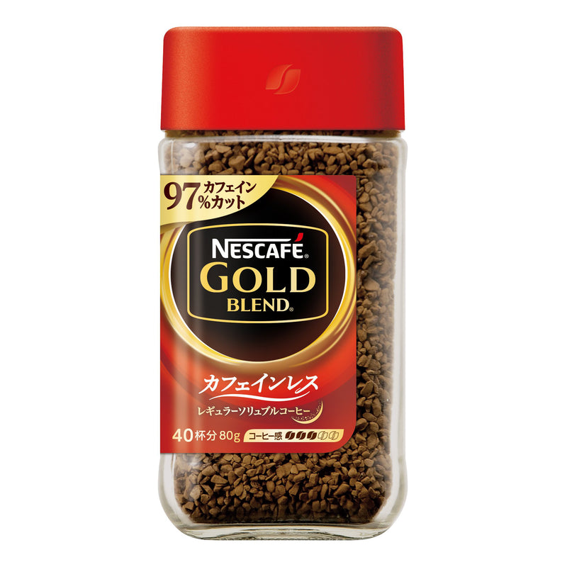 雀巢咖啡® 金牌™ 低因即溶咖啡80克 (产品有效期至: 2024年4月30日) 